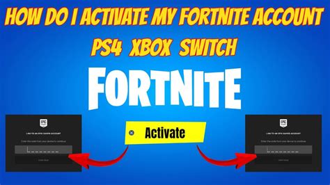 activate my fortnite account